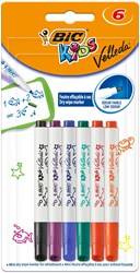 MARKER SUCHOŚCIERALNY BIC KIDS MINI VELLEDA 8413871 MIX*6 4.5MM BLISTER