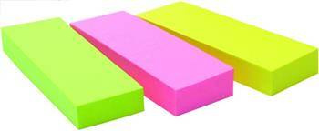 ZAKŁADKI INDEKSUJĄCE PAPIEROWE 25X76MM 3M POST-IT®  671/3 MIX 3X100SZT