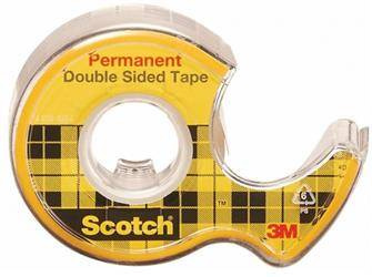 TAŚMA DWUSTRONNA Z DYSPENSEREM 12MMX6,3M 3M SCOTCH® 136D