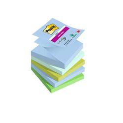 KARTECZKI SAMOPRZYLEPNE  76X76MM 3M POST-IT® SUPER STICKY Z-NOTES  R330-5SS-OAS 5X90 KART