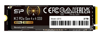 SILICON POWER DYSK SSD US75 2TB M.2 PCIE GEN4X4 NVME 1.4 7000/6500 MB/S