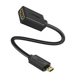 ADAPTER UGREEN 20134 MICRO HDMI DO HDMI, 20CM (CZARNY)