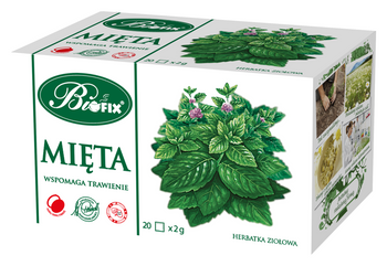 HERBATA ZIOŁOWA MIĘTA BIFIX 20 TOREBEK