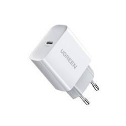 Ładowarka sieciowa UGREEN CD137, 20W, PD 3.0, USB-C (biała)