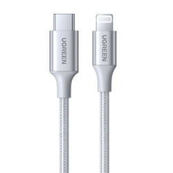 Kabel Lightning do USB-C  2.0 UGREEN PD 3A US304, 1m (srebrny)