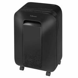 NISZCZARKA A4 FELLOWES LX200 MINI-CUT 5502201 CZARNA 12KRT ŚCINKI 4X12MM 22 LITRY