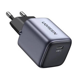 ŁADOWARKA SIECIOWA UGREEN PD3.0 USB-C GAN  30W(GWIEZDNA SZAROŚĆ)