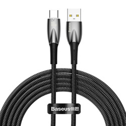 Kabel USB do USB-C Baseus Glimmer, 100W, 2m (czarny)