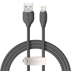 Kabel USB do Lightning Baseus Jelly, 2,4A 1,2m (czarny)