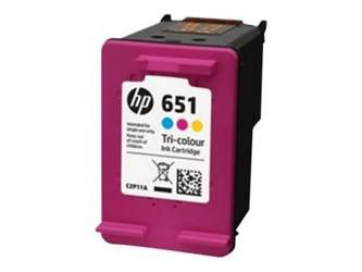 TUSZ ORYGINALNY HP651 C2P11AE CMY 300 STRON