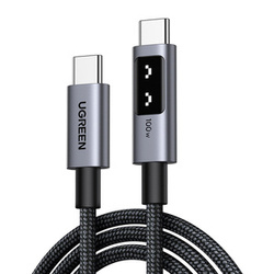 Kabel USB-C do USB-C Ugreen Uno L509, 100W, 0.5m (czarny)