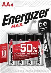 BATERIA ALKALICZNA AA ENERGIZER MAX 4SZT