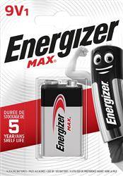 BATERIA ALKALICZNA 6F22 (9V) ENERGIZER MAX