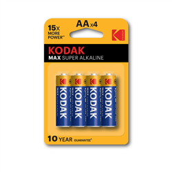 BATERIA ALKALICZNA AA KODAK MAX ALKALINE 30952867 4SZT