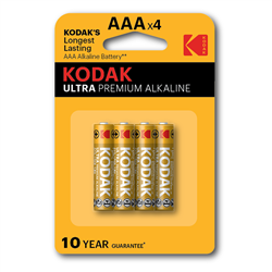 BATERIA ALKALICZNA AAA KODAK ULTRA PREMIUM 30959521 4SZT