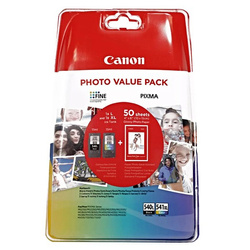 CANON ORYGINALNY INK / TUSZ CANON PG-540L/CL-541XL PHOTO VALUE PACK, BLACK/COLOR, 5224B007, CANON 2-PACK PIXMA MG2150, 3150, 4150