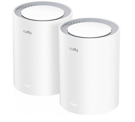 CUDY M3000_W(2-PACK) WI FI MESH AX3000 2.5GE