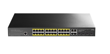 CUDY PRZEŁĄCZNIK GS2028PS4-300W 24GE POE+ 300W 4SFP