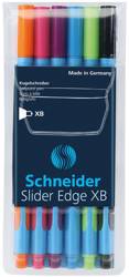 DŁUGOPISY SCHNEIDER SLIDER EDGE MIX KOLORÓW XB 6SZT