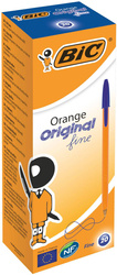 Długopis jednorazowy BIC ORANGE ORIGINAL FINE 8099221 niebieski 0.8mm pomarańczowa obudowa