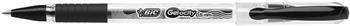 Długopis żelowy z gumowym uchwytem BIC GEL-OCITY STIC CEL1010266 czarny 0.5mm transparentna obudowa