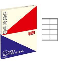 ETYKIETY SAMOPRZYLEPNE 105X70MM GRAND 150-1311 BIAŁE 100ARK*8SZT