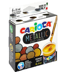 FARBA TEMPERA CARIOCA KO026 170-2623 25ML 6KOL