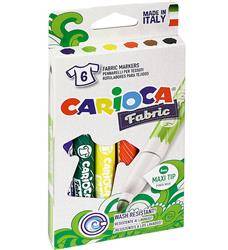 FLAMASTRY DO TKANIN CARIOCA 40956 CROMATEX 160-1473 MIX*6SZT