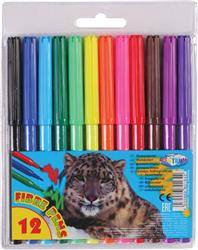 FLAMASTRY OP. PVC CENTRUM ZOO 80164 MIX*12