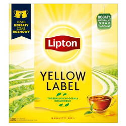 HERBATA YELLOW LABEL LIPTON YELLOW LABEL 100 TOREBEK