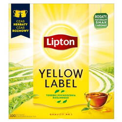 Herbata yellow label LIPTON Yellow Label 100 torebek