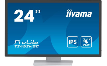 IIYAMA MONITOR 24 CALE T2452MSC-W1 10 PKT. POJ,IPS,HDMI,DP