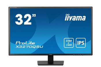 IIYAMA MONITOR 32 CALE X3270QSU-B1 IPS,WQHD,HDMI,DP,100HZ,250CD,3MS,2X2W, 3XUSB(3.2),FLICKERFREE,VESA