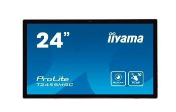 IIYAMA MONITOR DOTYKOWY 24 CALE T2455MSC-B1 POJ.10PKT.IPS,HDMI,DP,USB3.0,CAM,MIC