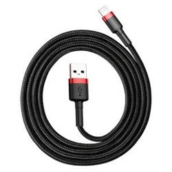 KABEL LIGHTNING USB BASEUS CAFULE 2A 3M (CZARNO-CZERWONY)