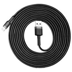 KABEL LIGHTNING USB BASEUS CAFULE 2A 3M (SZARO-CZARNY)