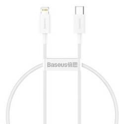 KABEL USB-C DO LIGHTNING BASEUS SUPERIOR SERIES, 20W, PD, 0.25M (BIAŁY)