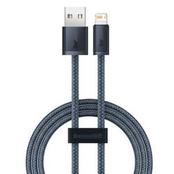 KABEL USB DO LIGHTNING BASEUS DYNAMIC SERIES, 2.4A, 1M (SZARY)