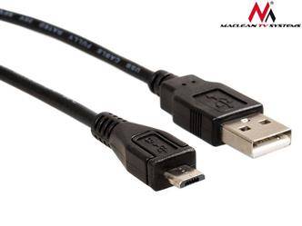 KABEL USB MICRO 1,8 M MACLEAN MCTV-747 CZARNY