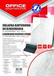 KARTON DO BINDOWANIA SKÓROPODOBNY A4 OFFICE PRODUCTS DELTA BIAŁY 100 SZT