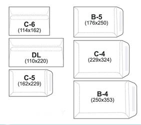 KOPERTA C4 SK NC KOPERTY 31623020/25 BRĄZOWA 25SZT