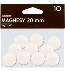 MAGNESY 20MM GRAND 130-1689 BIAŁE 10SZT