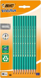 OŁÓWEK OSTRZONY BEZDRZEWNY BIC EVOLUTION ORIGINAL 650 HB 9264111 HB BLISTER 10SZT