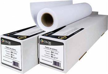 PAPIER DO PLOTERA 841MM X50M 80G COLORPLUS ATRAMENTOWY CP-841X50/80G GILZA 50MM