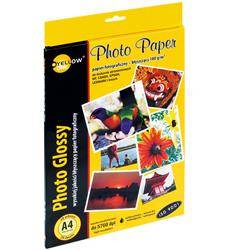 PAPIER FOTOGRAFICZNY BŁYSZCZĄCY YELLOW ONE 4G180 150-1373 A4 180G 20ARK