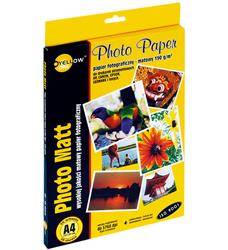 PAPIER FOTOGRAFICZNY MATOWY YELLOW ONE 4M190 150-1180 A4 190G 50ARK