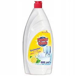 PŁYN DO MYCIA NACZYŃ POWER WASH  CYTRYNA I LIMONKA 900ML