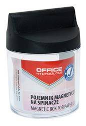 POJEMNIK MAGNETYCZNY NA SPINACZE OKRĄGŁY OFFICE PRODUCTS PLASTIKOWY