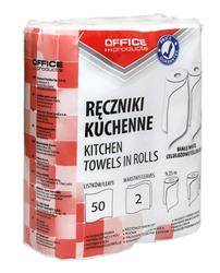 RĘCZNIK PAPIEROWY DWUWARSTWOWY CELULOZOWY OFFICE PRODUCTS BIAŁY 9,25M 2SZT.