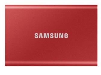 SAMSUNG DYSK PORTABLE T7 500GB USB 3.2 GEN.2 CZERWONY